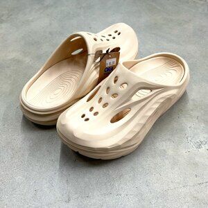Hoka One One Cream Slip-On Loafers